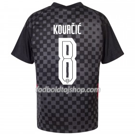 Kroatien Mateo Kovacic 8 Udebanetrøje Euro 2020 S/S